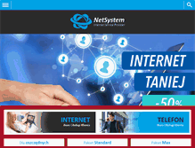 Tablet Screenshot of gimnazjum.netsystem.net.pl